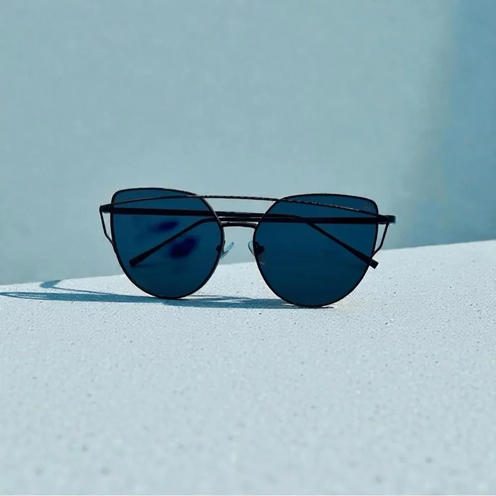 Stylish Black and‎ Blue Sunglasses